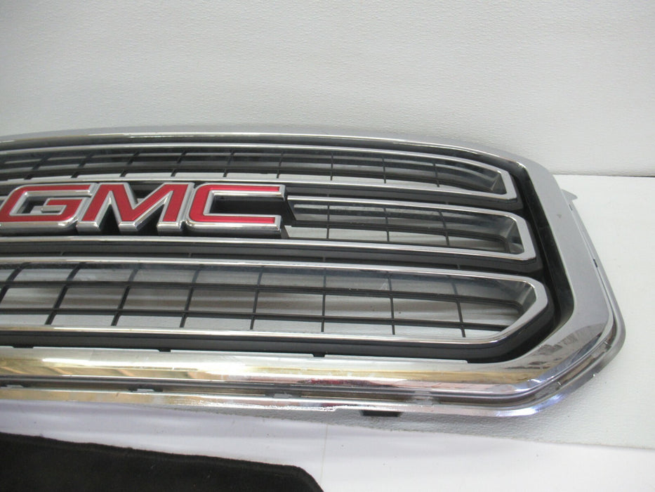 2015-2020 GMC YUKON XL FRONT BUMPER UPPER GRILLE GRILL CHROME PANEL 84722258 OEM