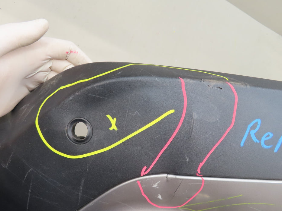 2019-2021 FORD EDGE REAR LOWER BUMPER COVER W/ VALANCE PANEL OEM KT4B-17F954