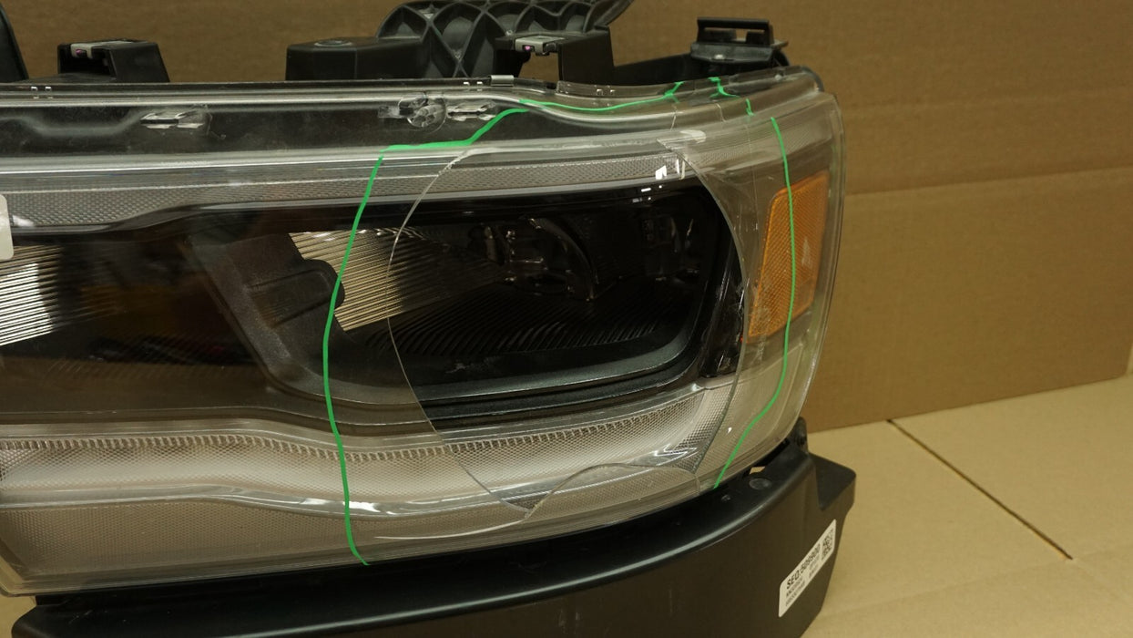 2019-2022 DODGE RAM 1500 FRONT LEFT DRIVERS SIDE HEADLIGHT OEM 19 20 21 22