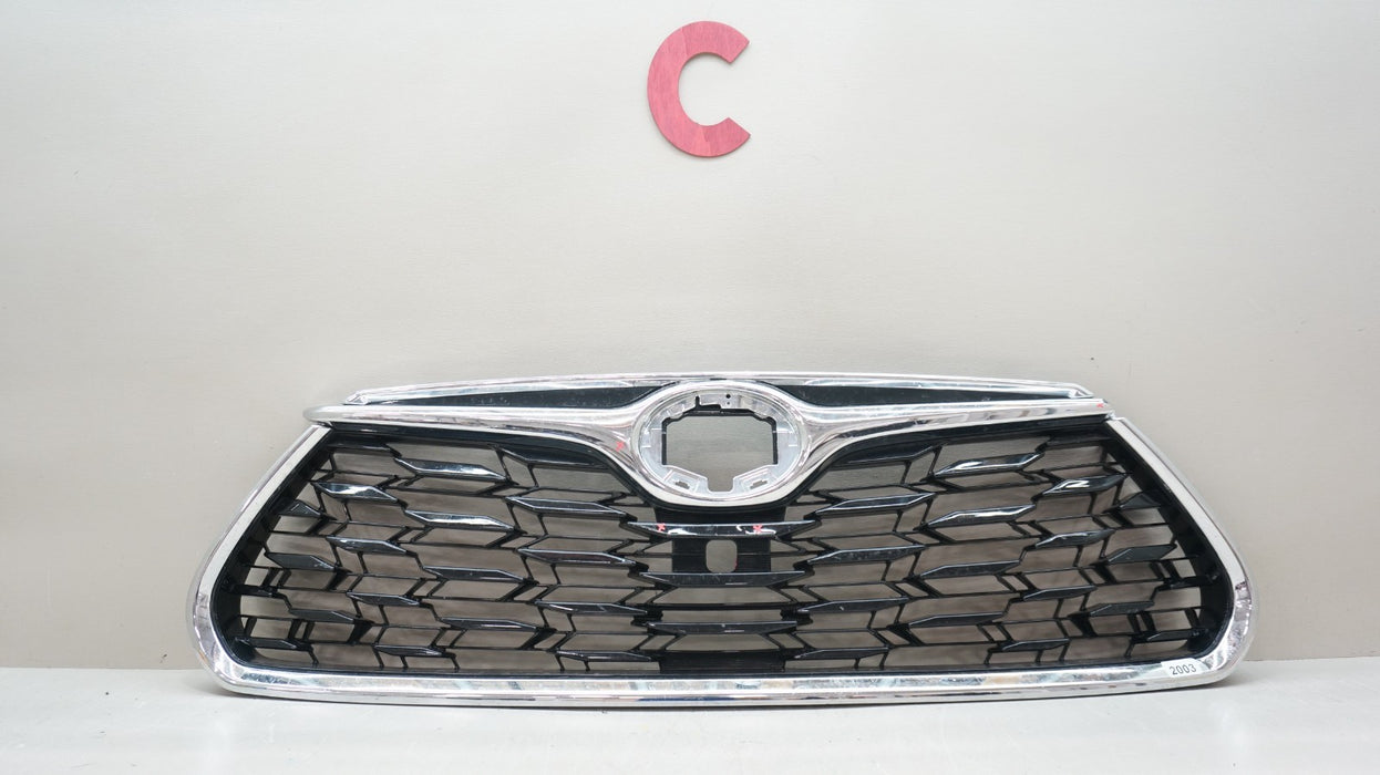 2020-2023 TOYOTA HIGHLANDER FRONT UPPER BUMPER RADIATOR GRILLE OEM 53101-0E330