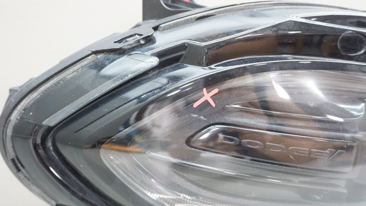 2015-2021 DODGE CHARGER FRONT RIGHT PASSENGER SIDE HEADLIGHT HALOGEN W/LED OEM