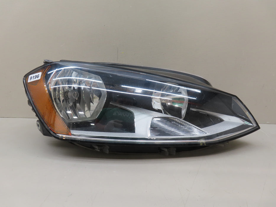 2015-2017 VOLKSWAGEN GOLF FRONT RIGHT PASSENGER HEADLIGHT HALOGEN OEM