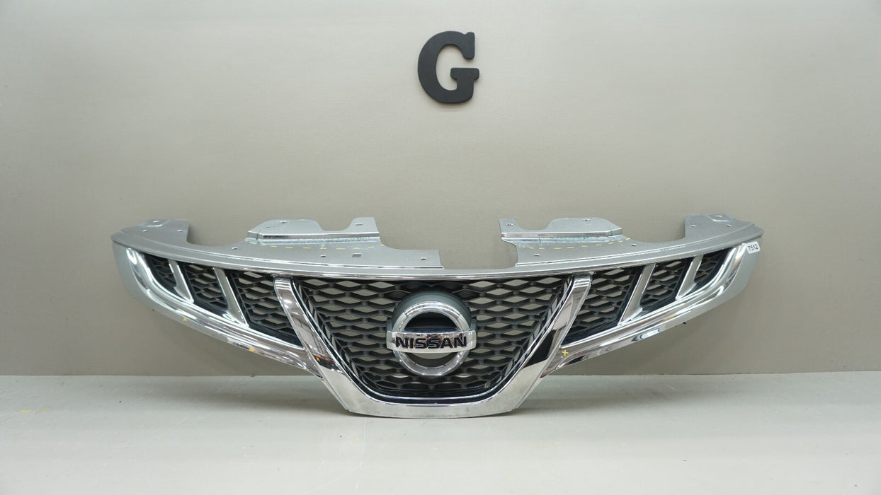 2011-2014 NISSAN MURANO FRONT UPPER CHROME GRILLE GRILL OEM 623101SZ0A