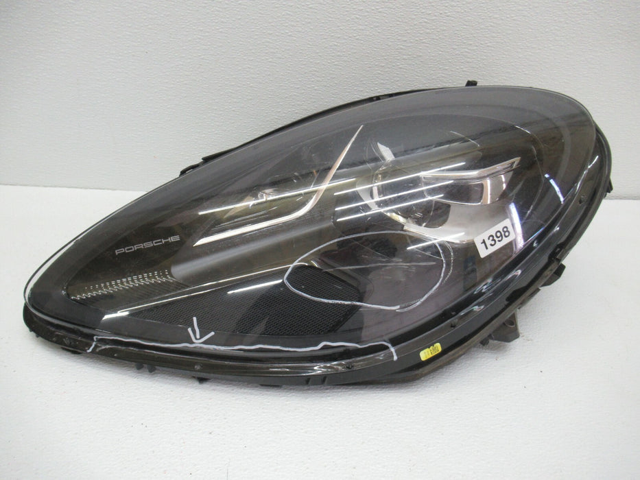 2019 2020 2021 PORSCHE MACAN LEFT DRIVER SIDE HEADLIGHT LED LAMP LENS OEM