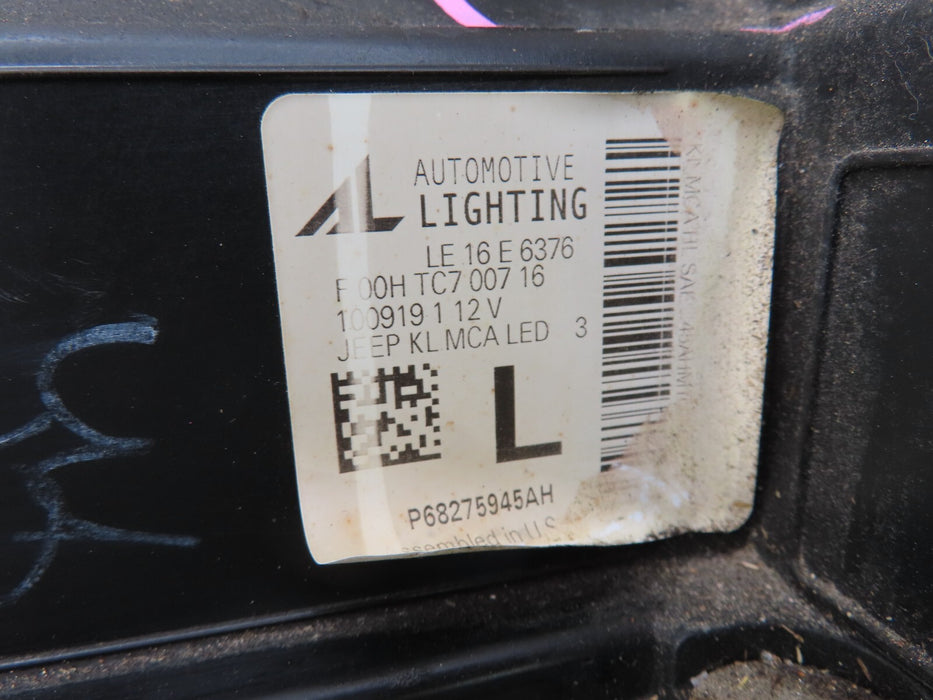 2019-2021 JEEP CHEROKEE FRONT LEFT DRIVER HEADLIGHT FULL LED OEM PARTS ONLY