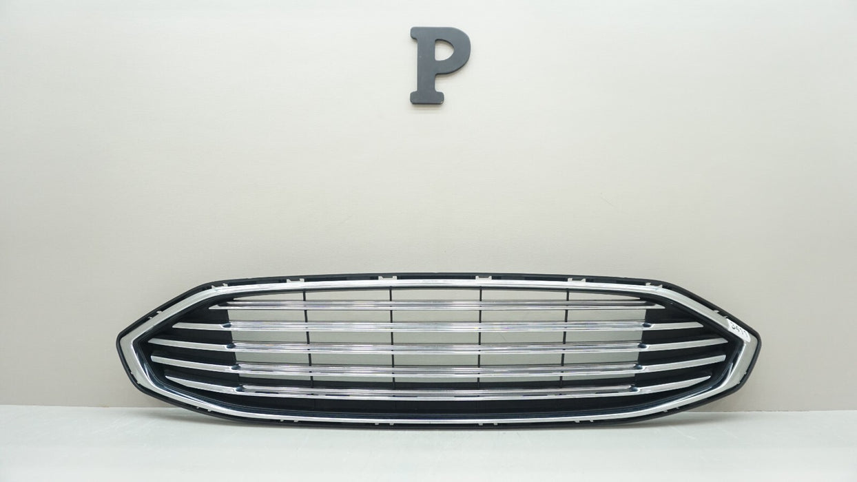 2017-2018 FORD FUSION FRONT UPPER BUMPER GRILLE GRILL OEM HS73-8150-AEW