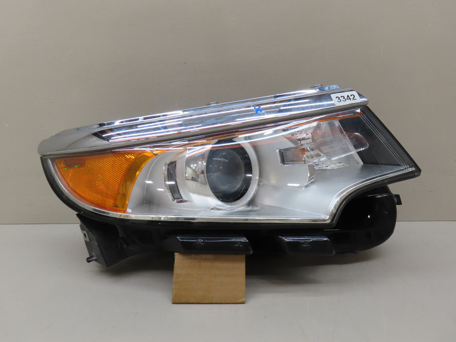2011-2014 FORD EDGE FRONT RIGHT SIDE HEADLIGHT HALOGEN OEM