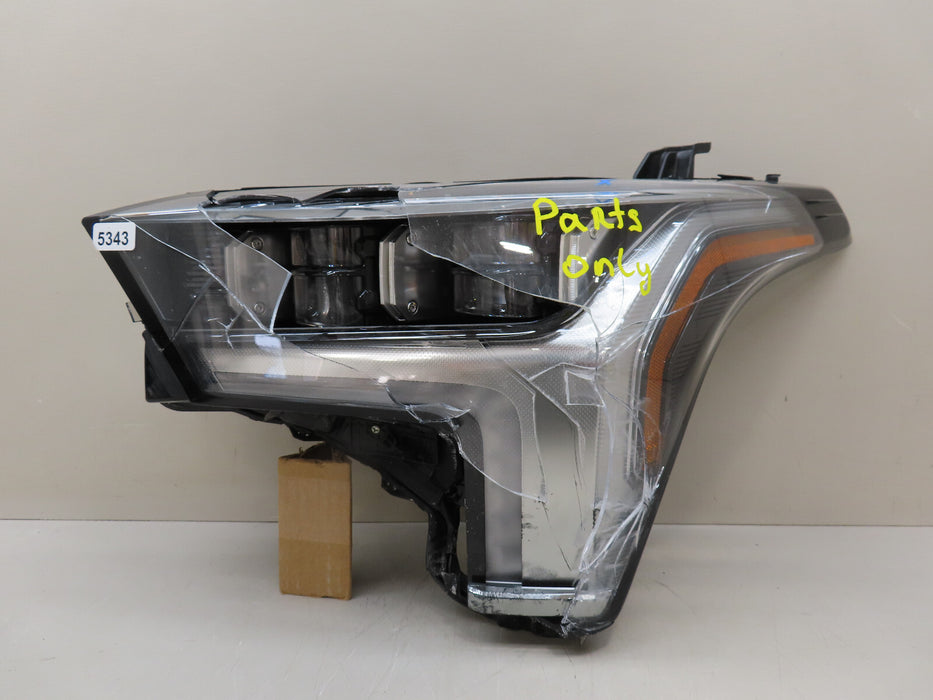 2022 2023 2024 TOYOTA TUNDRA FRONT LEFT DRIVER SIDE HEADLIGHT LED OEM PARTS ONLY