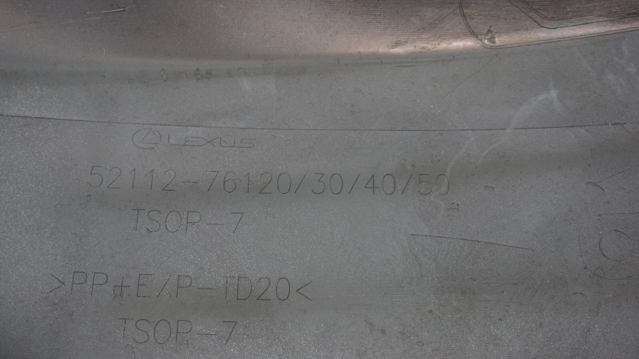 2019-2021 LEXUS UX200 UX250H FRONT RIGHT BUMPER CORNER COVER OEM 52112-76120