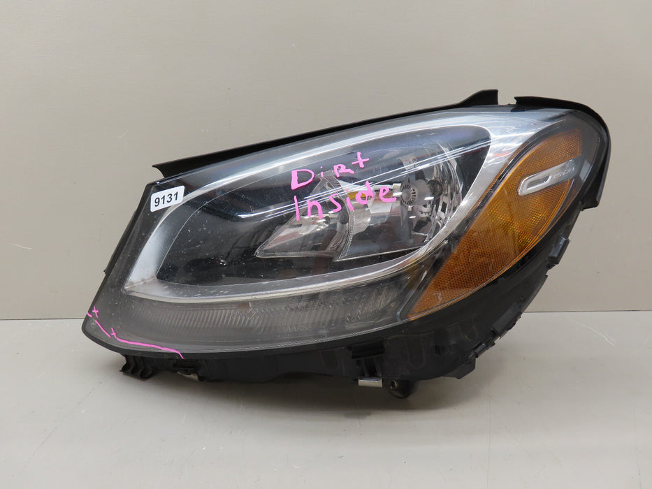 2015-2018 MERCEDES-BENZ C300 W205 FRONT LEFT DRIVER HEADLIGHT HALOGEN OEM