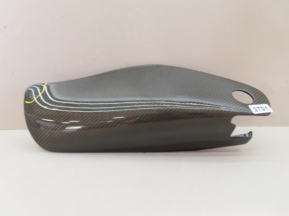 2012-2014 MCLAREN MP4-12C LEFT RECARO SEAT CARBON FIBER COVER TRIM OEM 73044722F