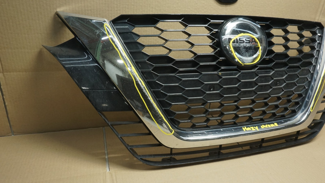 2019-2022 NISSAN ALTIMA FRONT RADIATOR GRILL GRILLE MOLDING W/ EMBLEM OEM