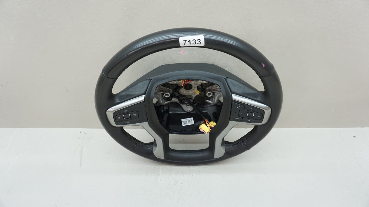 2019-2023 CHEVROLET SILVERADO TAHOE SUBURBAN GMC SIERRA STEERING WHEEL OEM