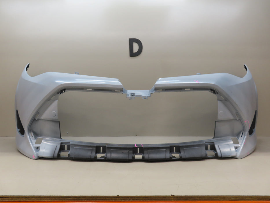 2017-2018 TOYOTA COROLLA L LE XLE FRONT BUMPER COVER PANEL OEM 52119-02L40