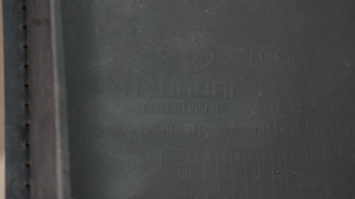 2019-2021 HYUNDAI TUCSON REAR LOWER BUMPER VALANCE PANEL OEM 86612-D3500