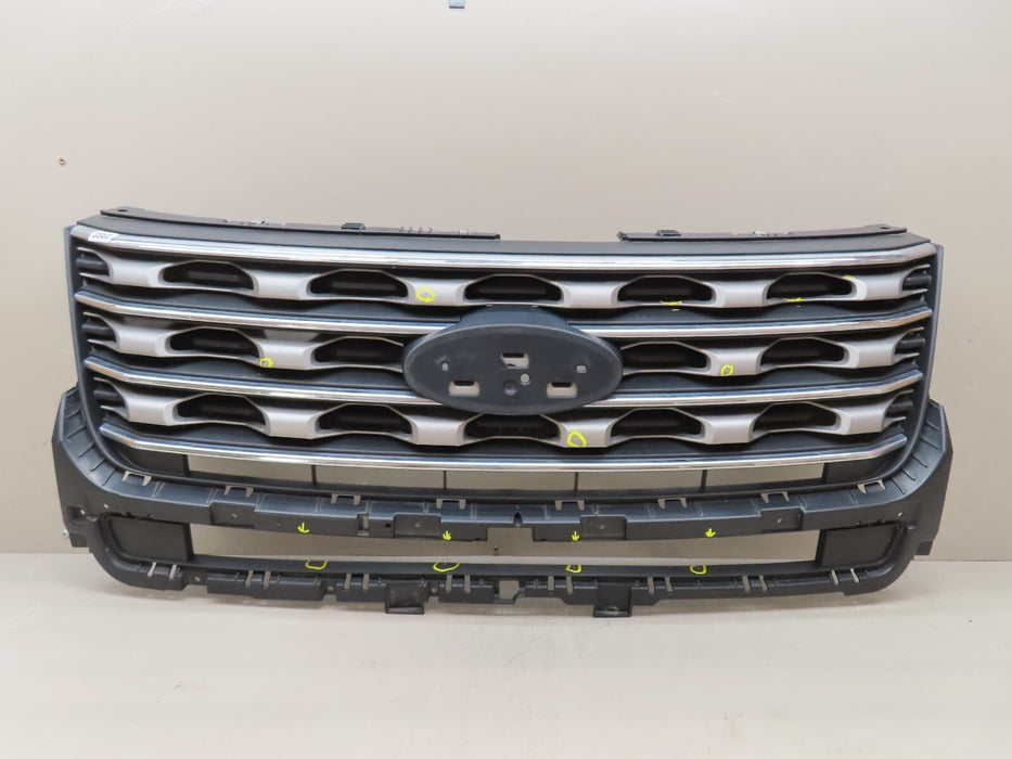 2016-2017 FORD EXPLORER FRONT BUMPER RADIATOR GRILLE GRILL OEM FB53-8150-ABW