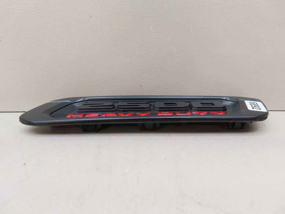 2019-2022 DODGE RAM 2500 FRONT RIGHT PASSENGER SIDE FENDER NAMEPLATE OEM