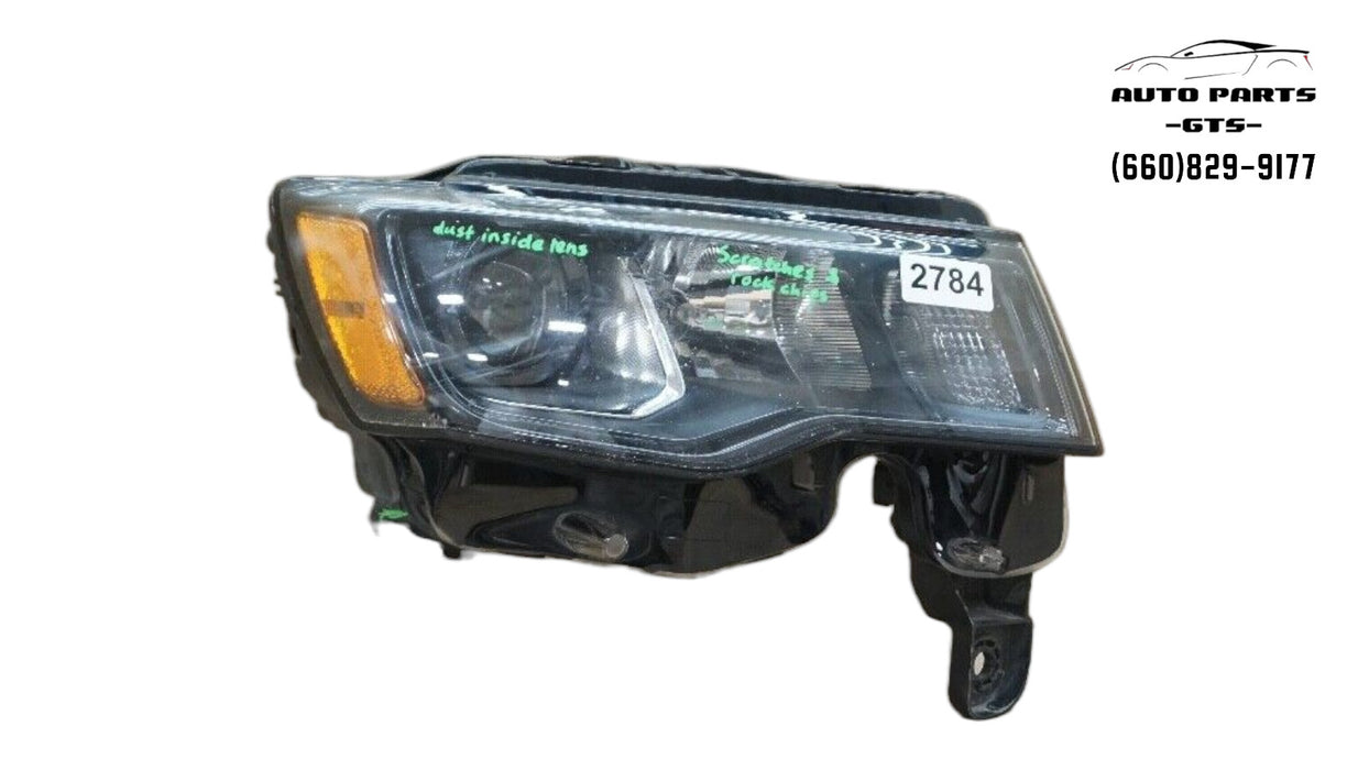 2017-2021 JEEP GRAND CHEROKEE FRONT RH RIGHT PASSENGER SIDE HEADLIGHT OEM