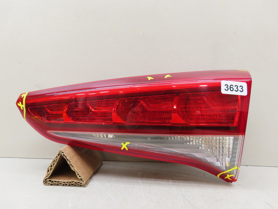 2016 2017 2018 HYUNDAI TUCSON REA RIGHT PASSENGER TAIL LIGHT INNER OEM 92404-D3
