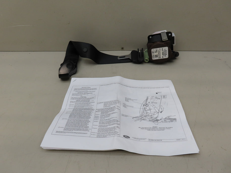 2016-2019 FORD EXPLORER 2ND ROW CENTER SEAT BELT OEM DB5Z-78611B64-CD