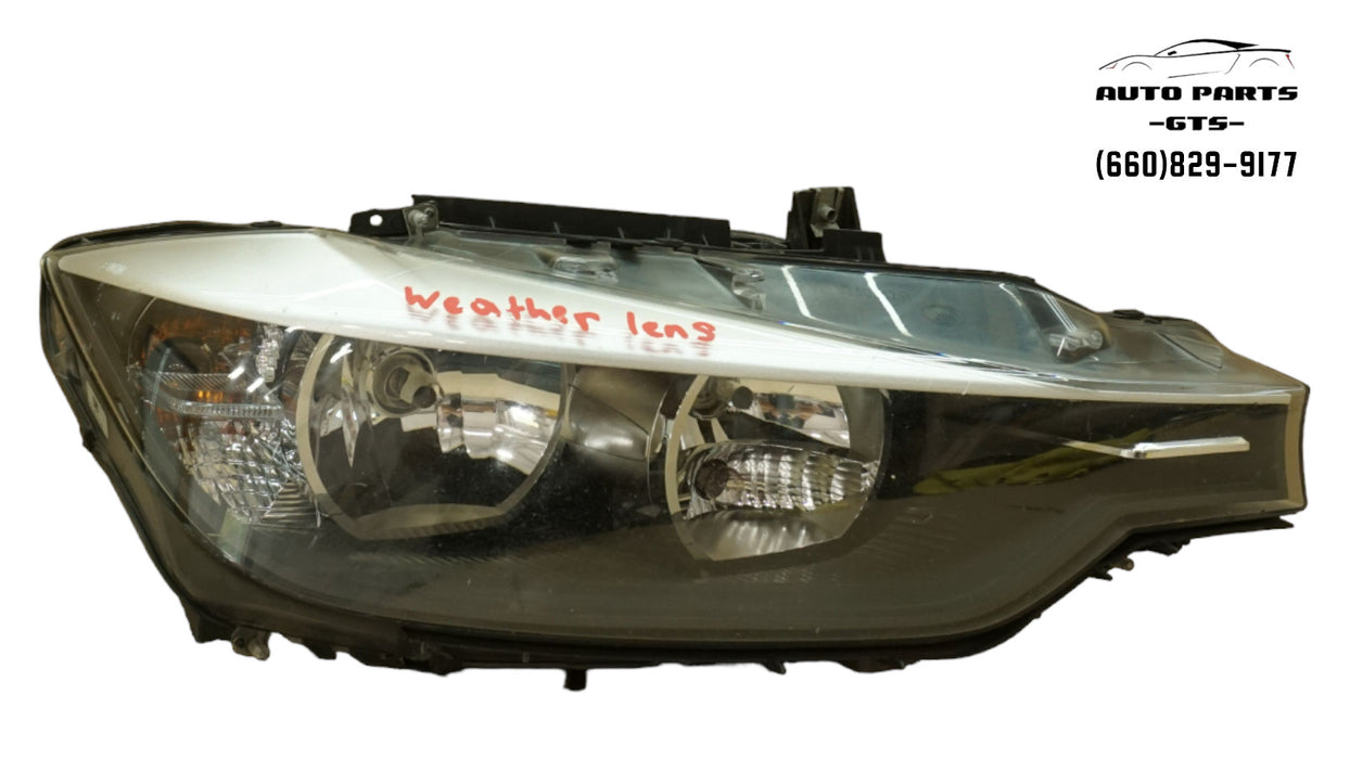 2012-2015 BMW 328i FRONT RIGHT PASSENGER SIDE HEADLIGHT HALOGEN OEM 12 13 14 15