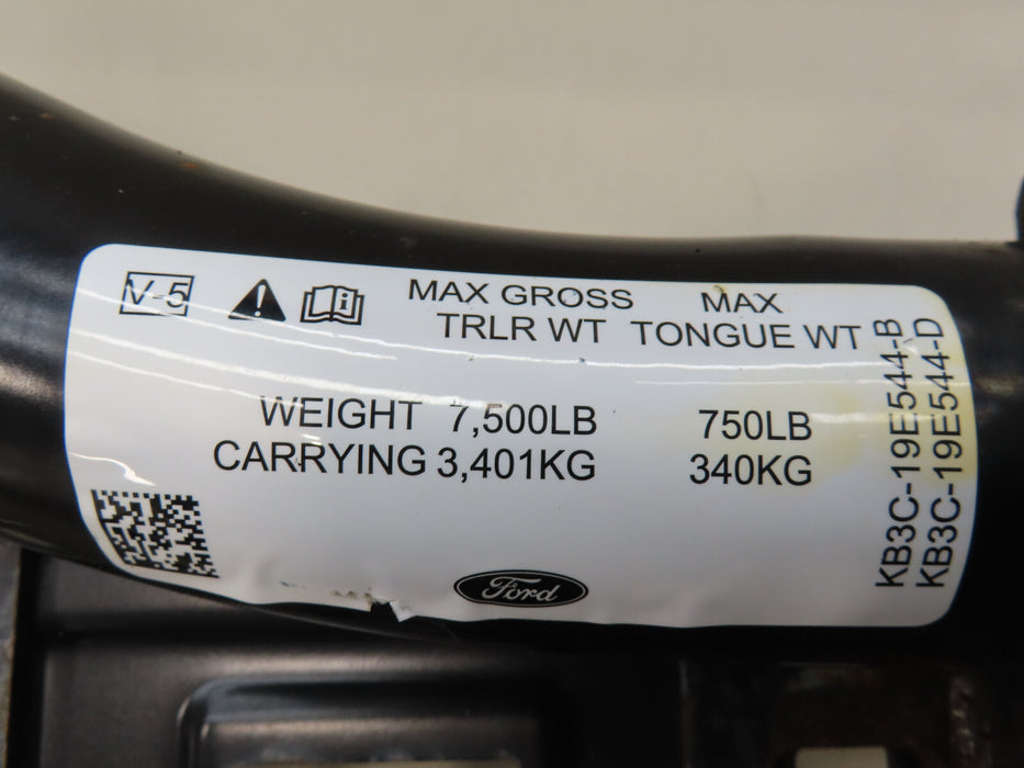 2019-2022 FORD RANGER REAR TRAILER HITCH BAR TOWING OEM KB3C-19E544-B