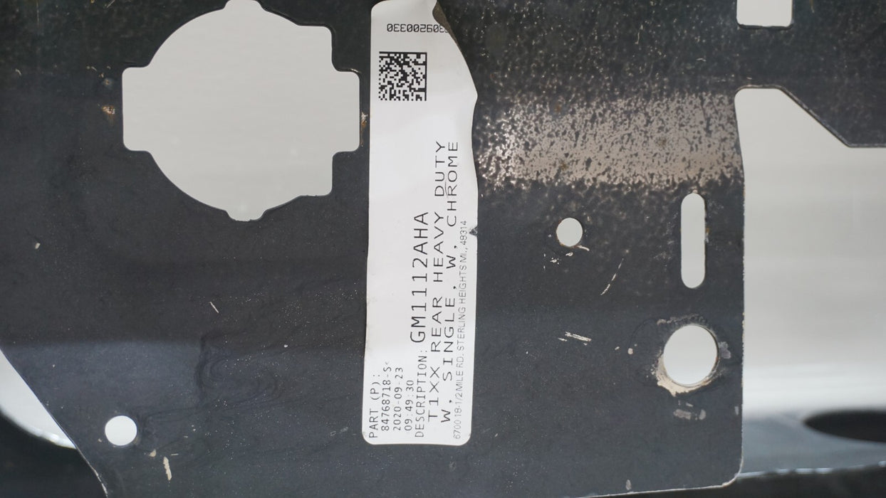 2019-2022 CHEVROLET SILVERADO GMC SIERRA 1500 REAR BUMPER METAL OEM