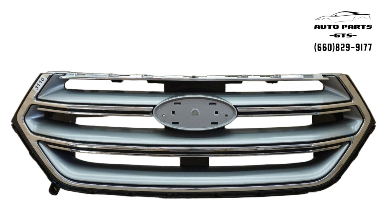 2017-2019 FORD ESCAPE FRONT BUMPER UPPER RADIATOR GRILLE GRILL CHROME OEM