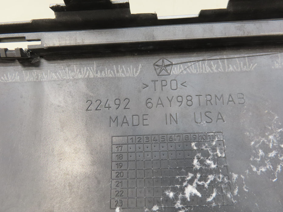 2019-2021 JEEP CHEROKEE REAR LOWER BUMPER VALANCE PANEL OEM 6AY98TRMAB