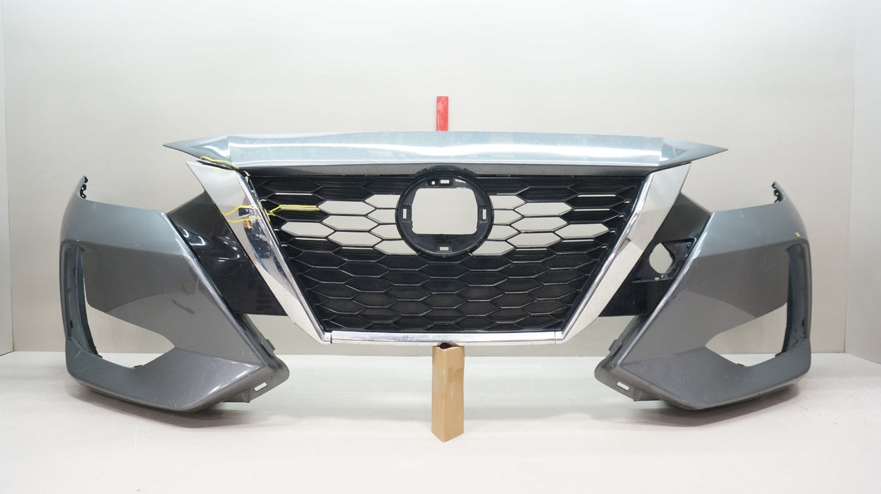 2020-2022 NISSAN SENTRA FRONT BUMPER COVER PANEL WITH GRILLE OEM 620226LB0H