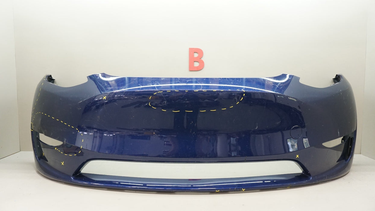 2020-2023 TESLA MODEL Y FRONT BUMPER COVER PANEL OEM 1493745-00-A