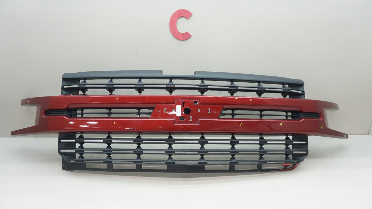 2019-2021 CHEVROLET SILVERADO 1500 FRONT RADIATOR GRILLE 84128450 OEM