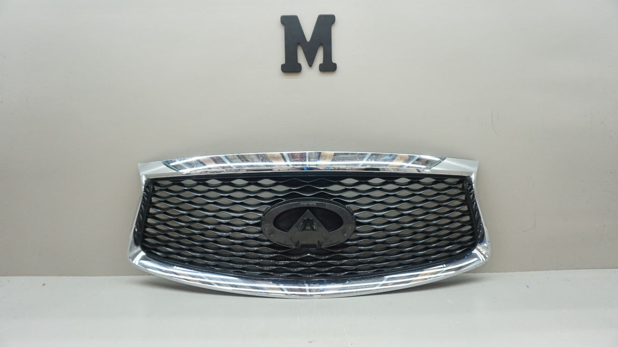 2016-2020 INFINITI QX60 FRONT BUMPER UPPER GRILLE OEM 623109NC0A