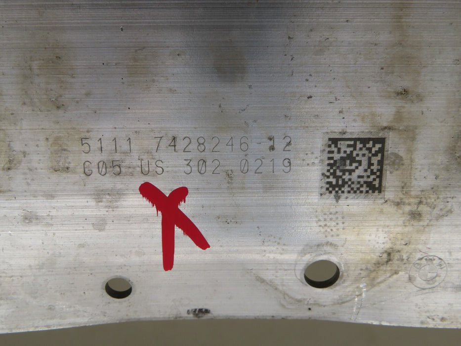 2019-2022 BMW X5 FRONT BUMPER REINFORCEMENT IMPACT BAR REBAR OEM 51117428246