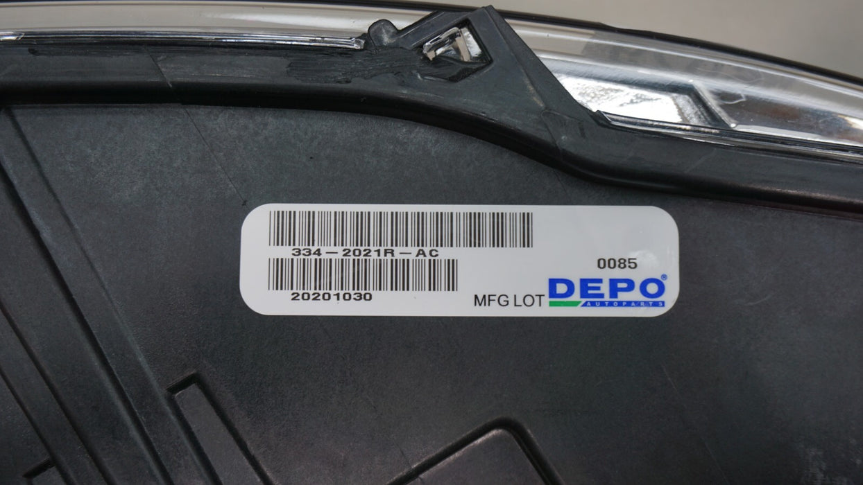 2015-2022 DODGE CHARGER FRONT RIGHT PASSENGER LED FOG LIGHT AFTERMARKET CAPA