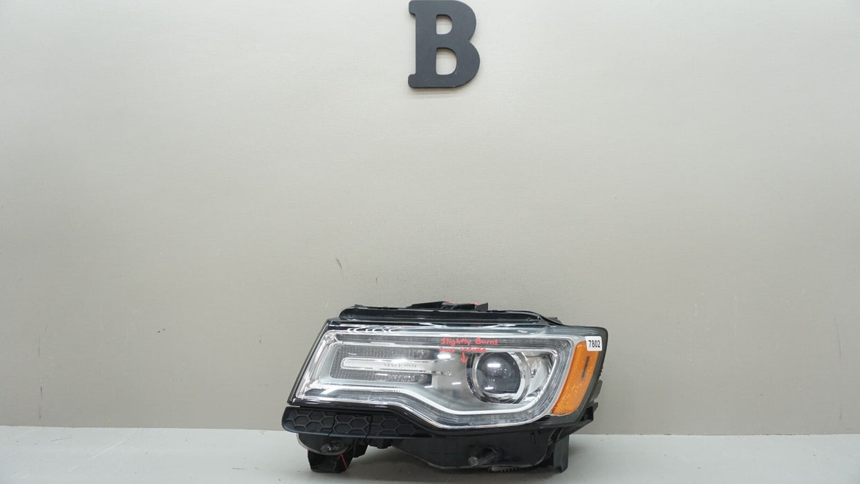 2017-2021 JEEP GRAND CHEROKEE FRONT LF LEFT DRIVER SIDE XENON HEADLIGHT OEM