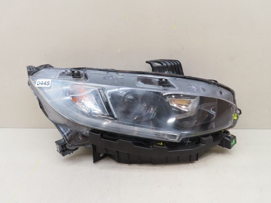 2016-2018 HONDA CIVIC FRONT RIGHT PASSENGER HEADLIGHT LIGHT LAMP HALOGEN OEM