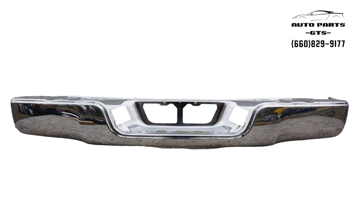 2007-2013 TOYOTA TUNDRA REAR BUMPER FACE BAR WITHOUT TOW PACKAGE OEM