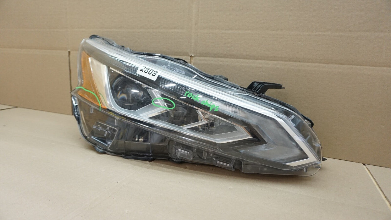 2019-2021 NISSAN ALTIMA FRONT RH RIGHT PASSENGER SIDE HEADLIGHT OEM 19 20 21