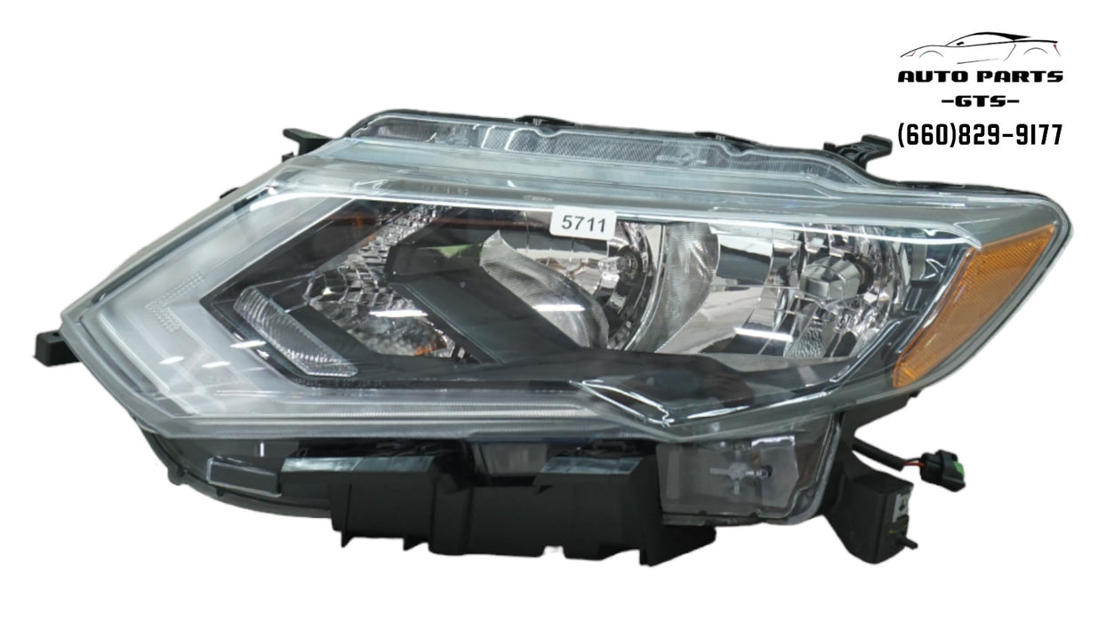 2017-2019 NISSAN ROGUE FRONT LEFT DRIVER SIDE HEADLIGHT HALOGEN HEADLAMP