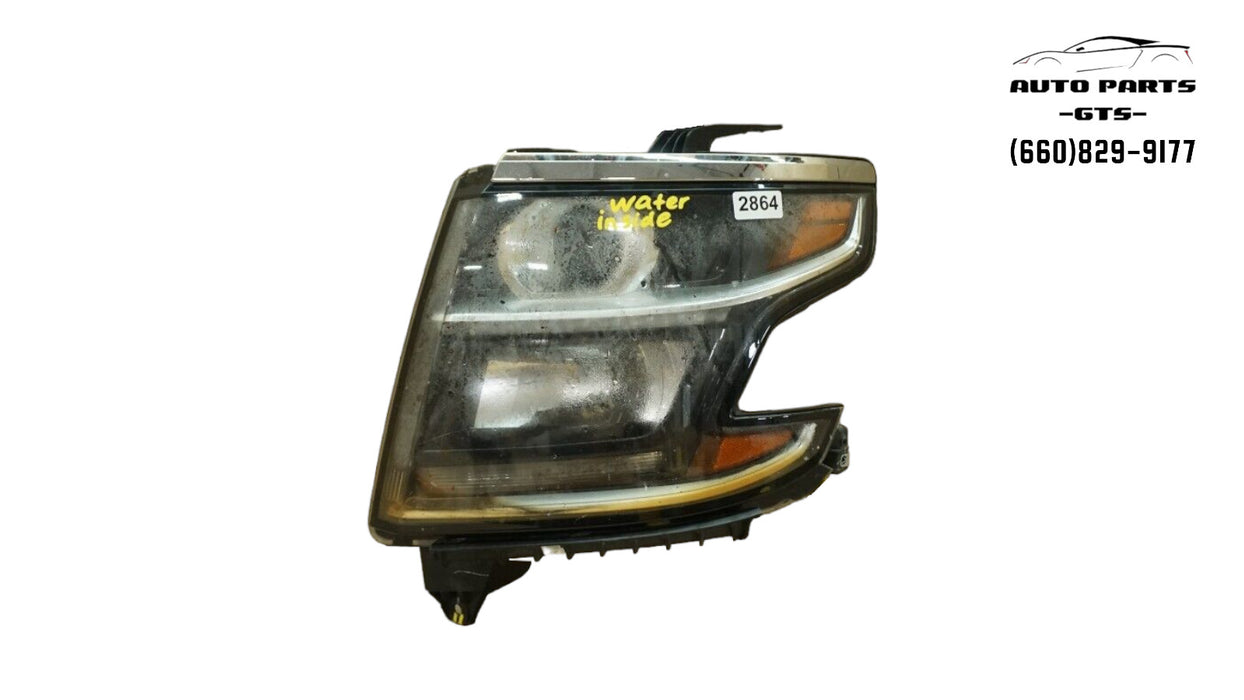 2015-2020 CHEVROLET TAHOE SUBURBAN FRONT LEFT DRIVER SIDE HEADLIGHT HALOGEN OEM
