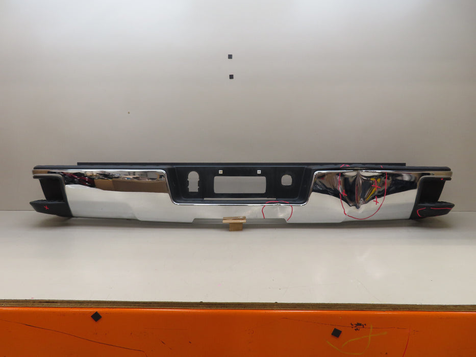 2014-2018 CHEVROLET SILVERADO/ GMC SIERRA 1500 REAR BUMPER METAL OEM