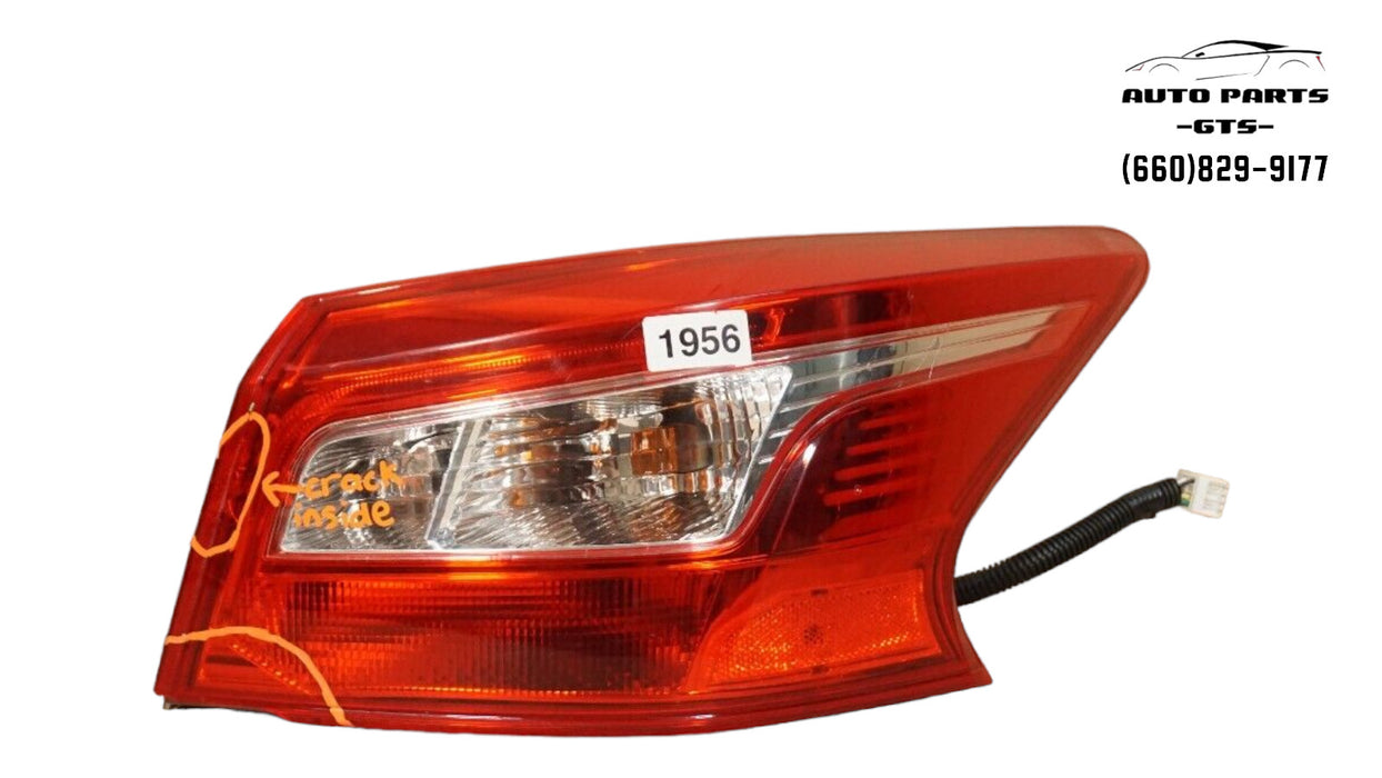 2016-2019 NISSAN SENTRA RIGHT PASSENGER TAILLIGHT TAILLAMP OEM USED 265503YU0A