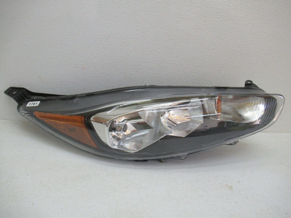 2014-2018 FORD FIESTA FRONT PASSENGER BLACK BEZEL HEADLIGHT HALOGEN HEADLAMP OEM