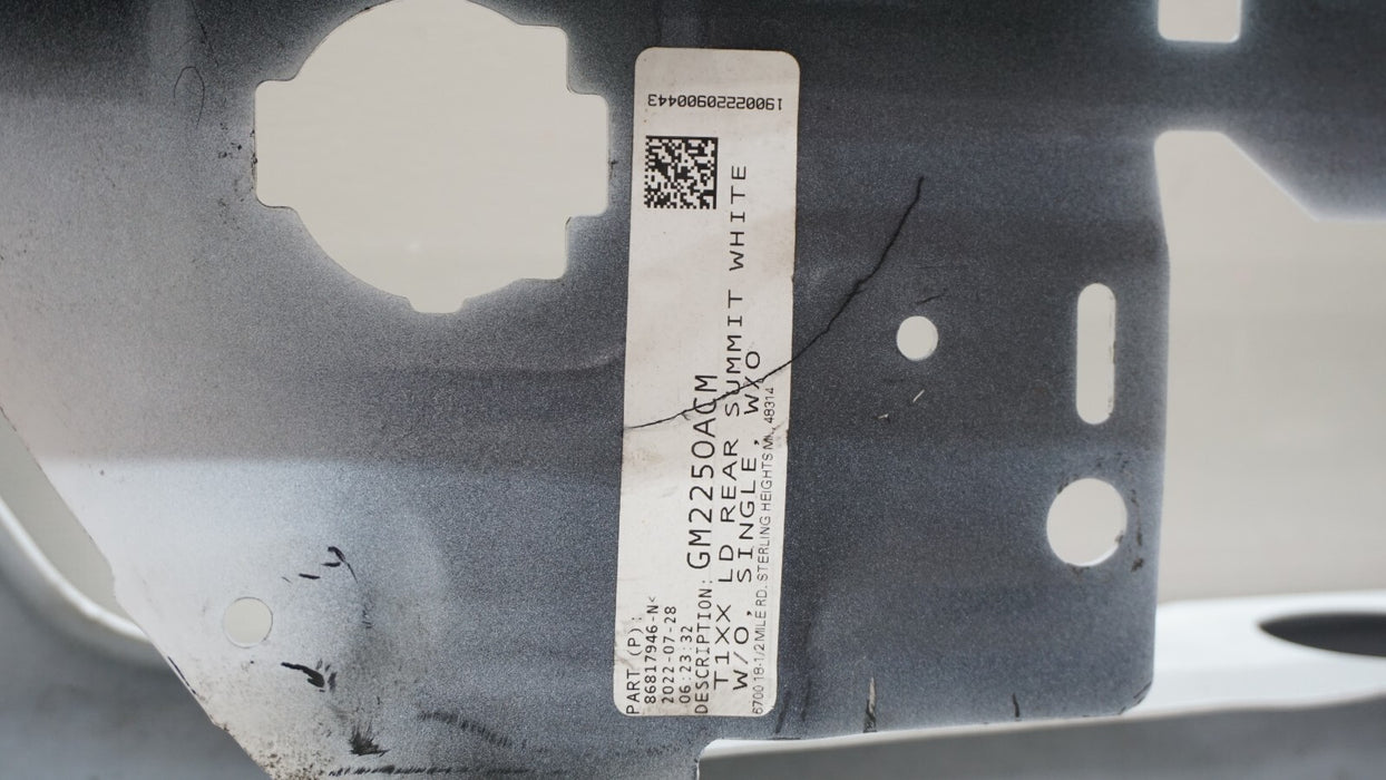 2019-2022 CHEVROLET SILVERADO GMC SIERRA 1500 REAR BUMPER METAL OEM