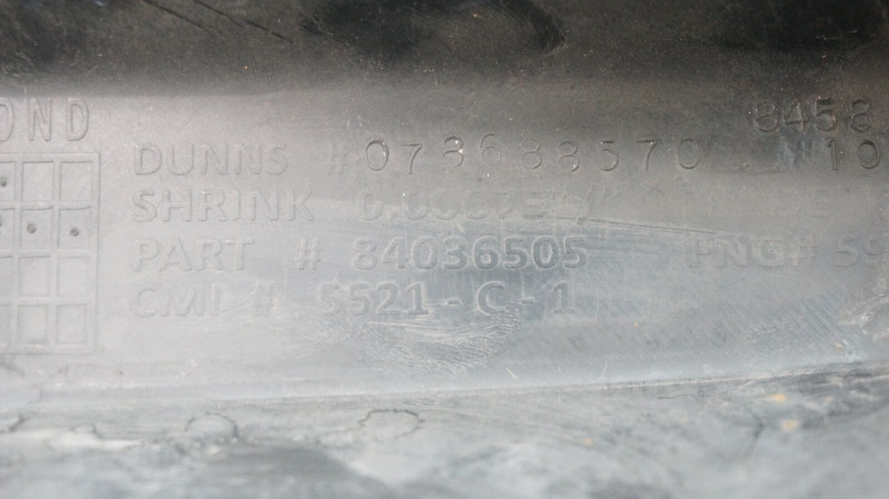 2019-2022 CHEVROLET MALIBU FRONT LOWER BUMPER VALANCE PANEL OEM 84036505