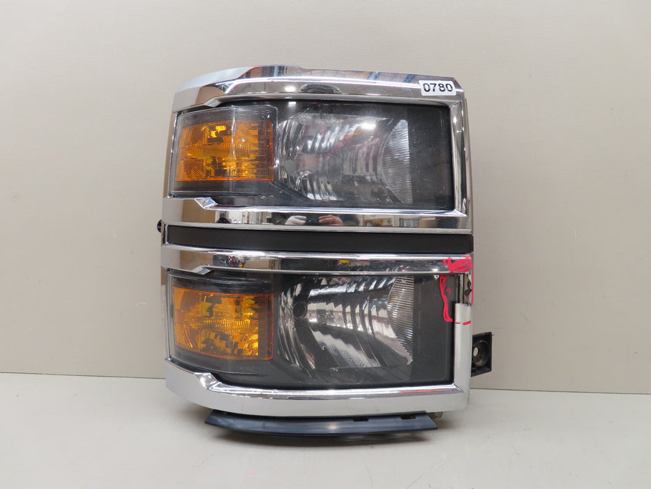2014 2015 CHEVROLET SILVERADO 1500 FRONT RIGHT PASSENGER HEADLIGHT HALOGEN OEM