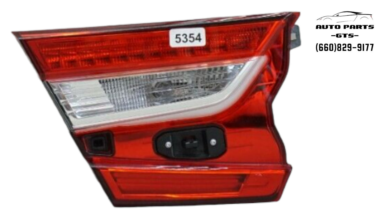 2018-2019 HONDA ACCORD REAR LEFT SIDE INNER TAIL LIGHT LAMP OEM 34155-TVA-A013