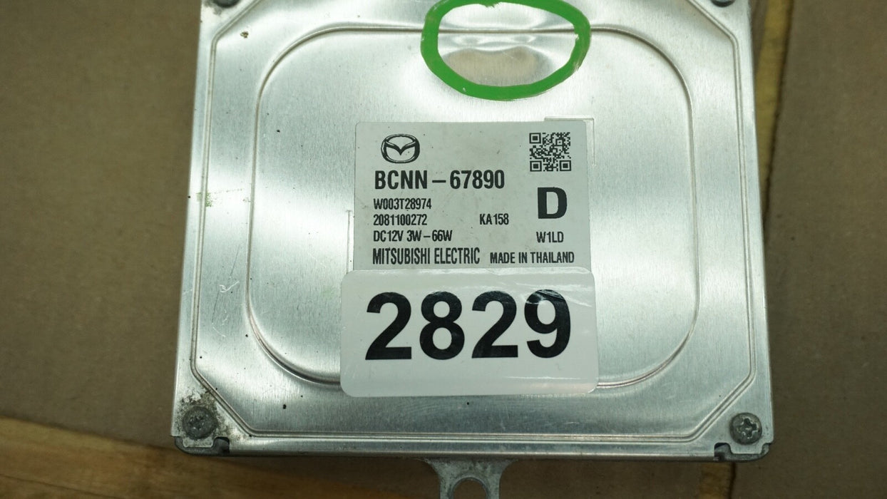 2019-2022 MAZDA 3 LED HEADLIGHT CONTROL MODULE BALLAST COMPUTER OEM 19 20 21 22