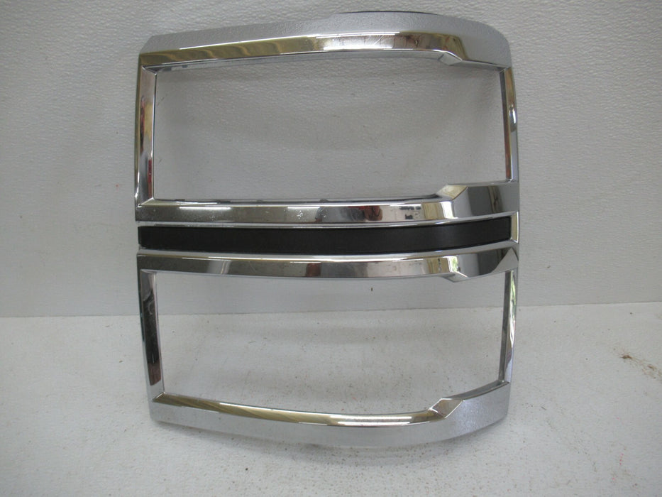 2014-2015 CHEVROLET SILVERADO 2500 3500 FRONT LEFT DRIVER HEADLIGHT TRIM OEM